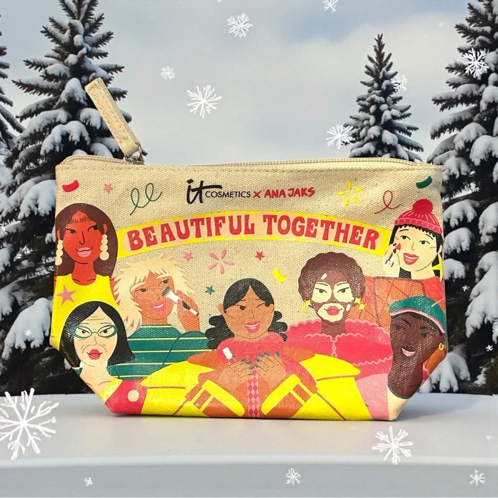 IT Cosmetics “Beautiful Together” Limited Edition Makeup Bag & Travel Brush Set